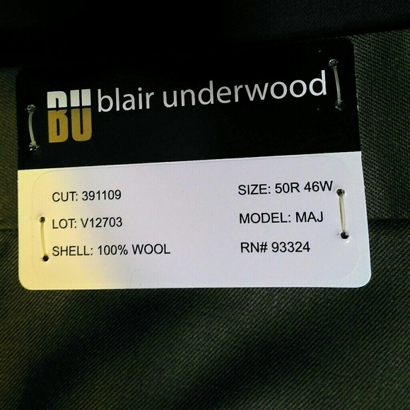 100% wool men's suit - Picture 3 of 3